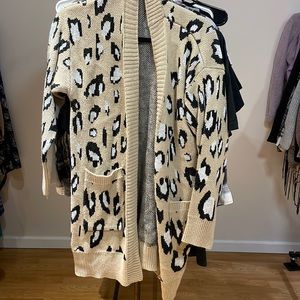 Leopard cardigan